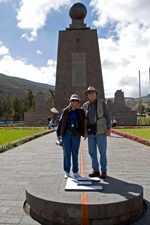 Jim and Linda at the Equator