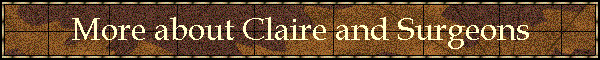 More about Claire and Surgeons