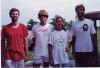 Charles and Amy with friends in Belize 1990. Click for larger view.